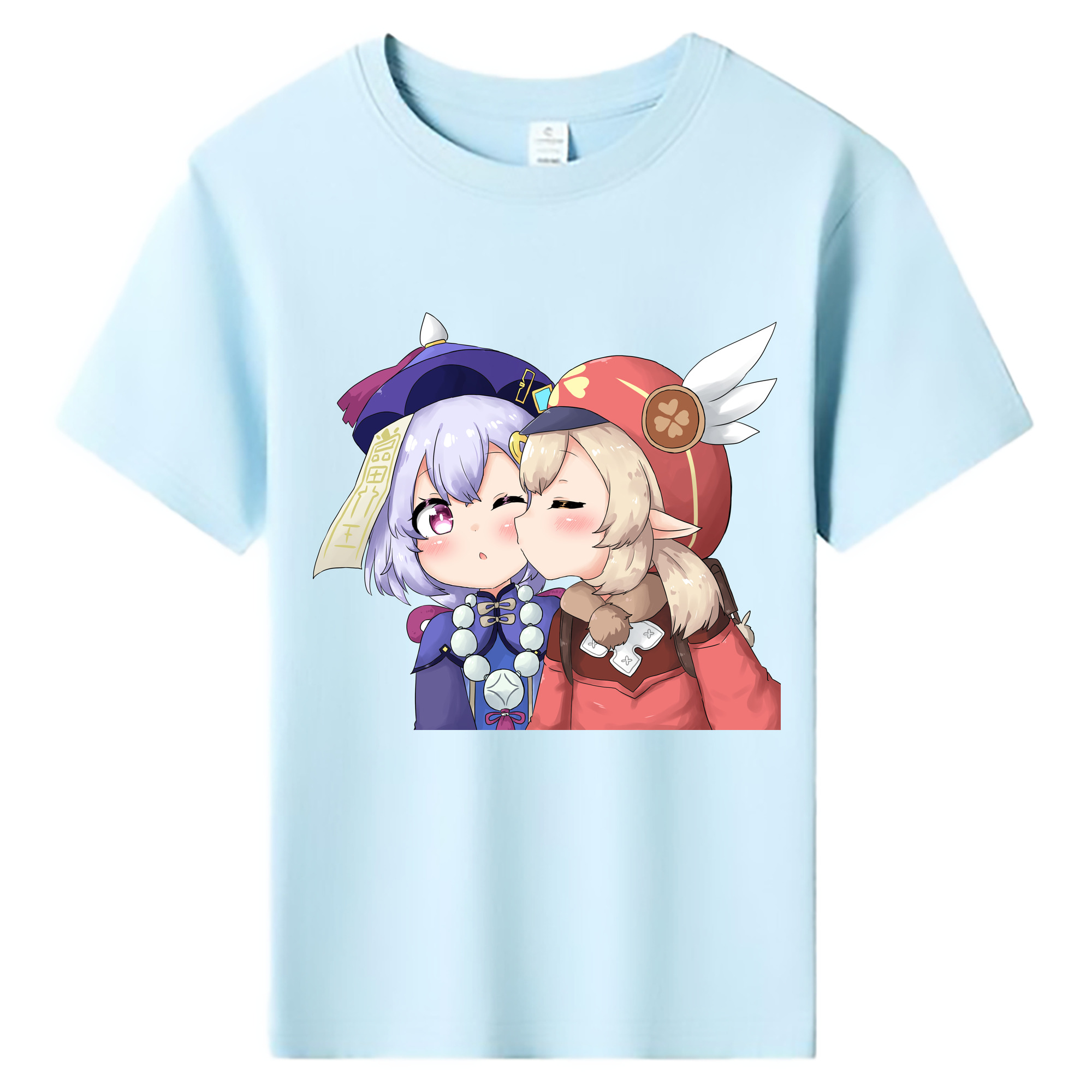げんし神 七七 なな  genshin Nana 綿100％キッズTシャツ（フロントプリント）